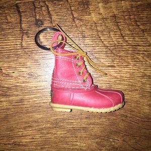 L.L.Bean boot keychain